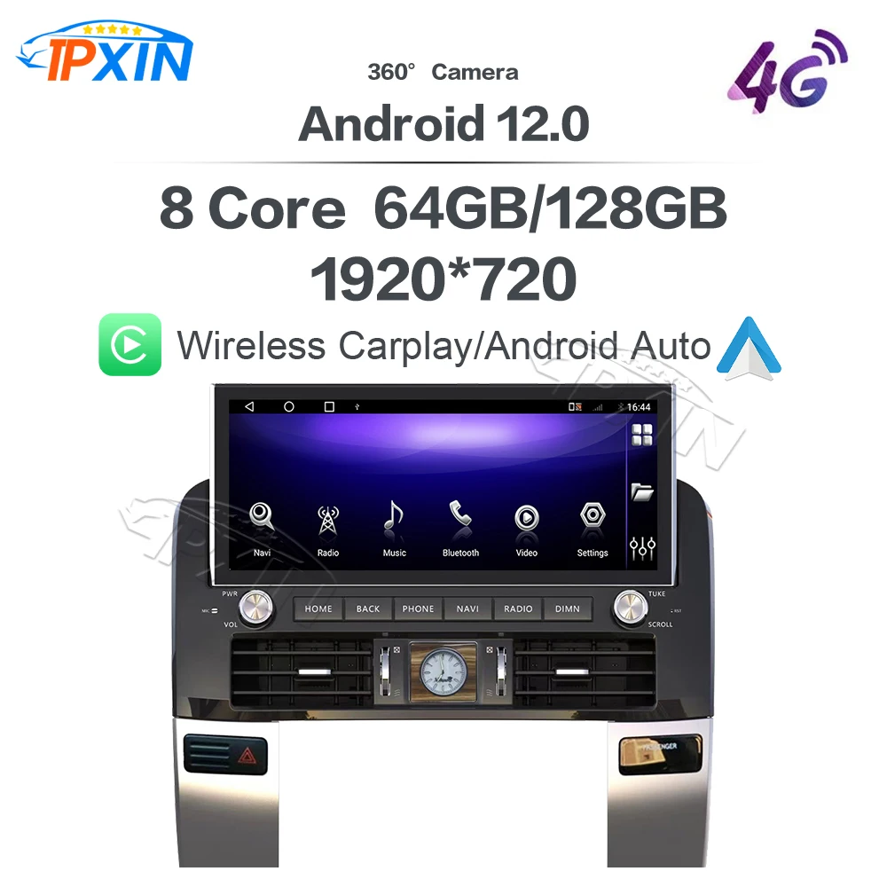 

Carplay Car Radio For Toyota Prado 2003 2004 2005 2006 2006 2007 2008 2009 2010 Android 13 Multimedia Player Navigation DSP 4G