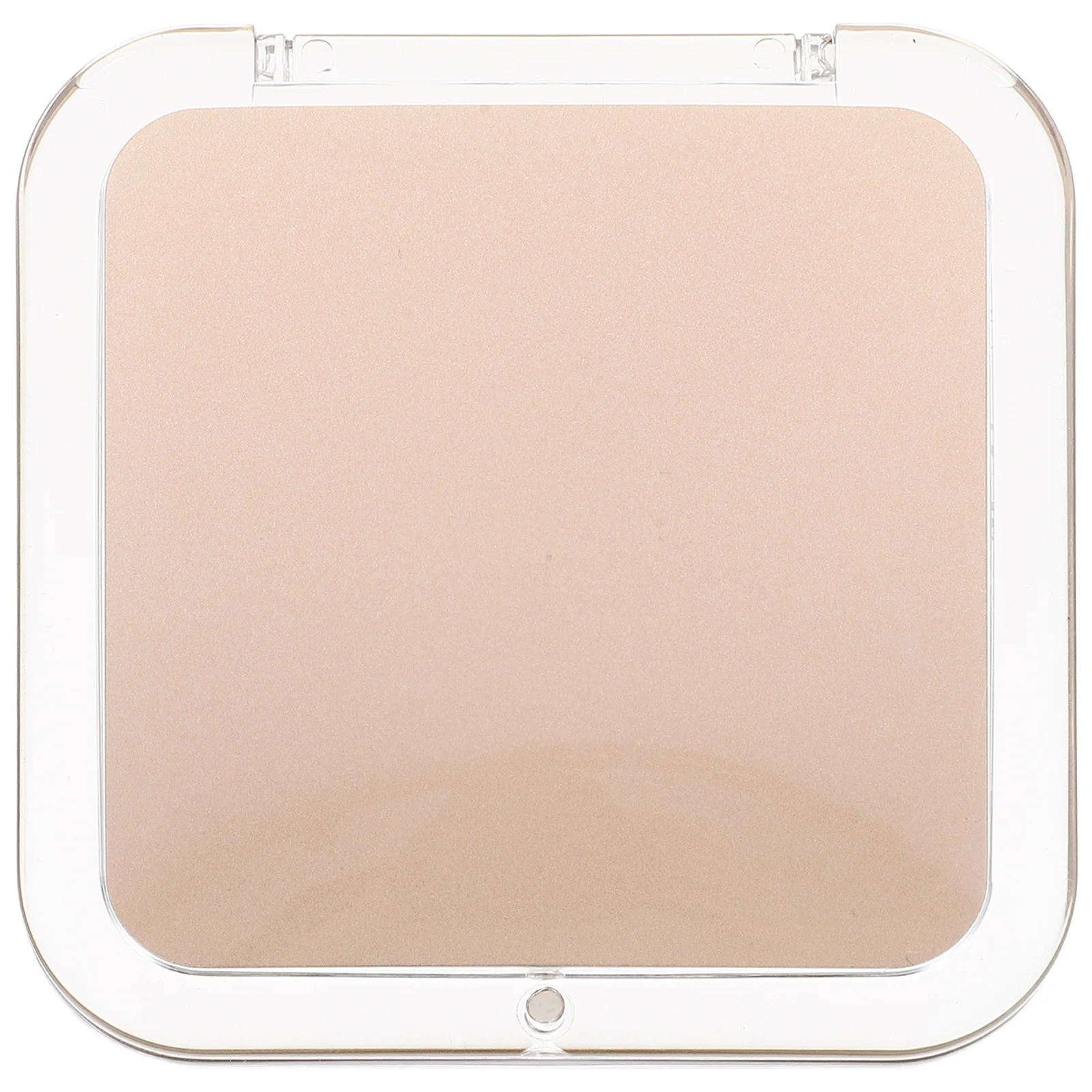 مرآة مدمجة للسفر 10X، مادة زجاجية من الراتنج، تصميم مقاوم للكسر، مثالي للمكياج الذي يعمل باللمس في أي مكان