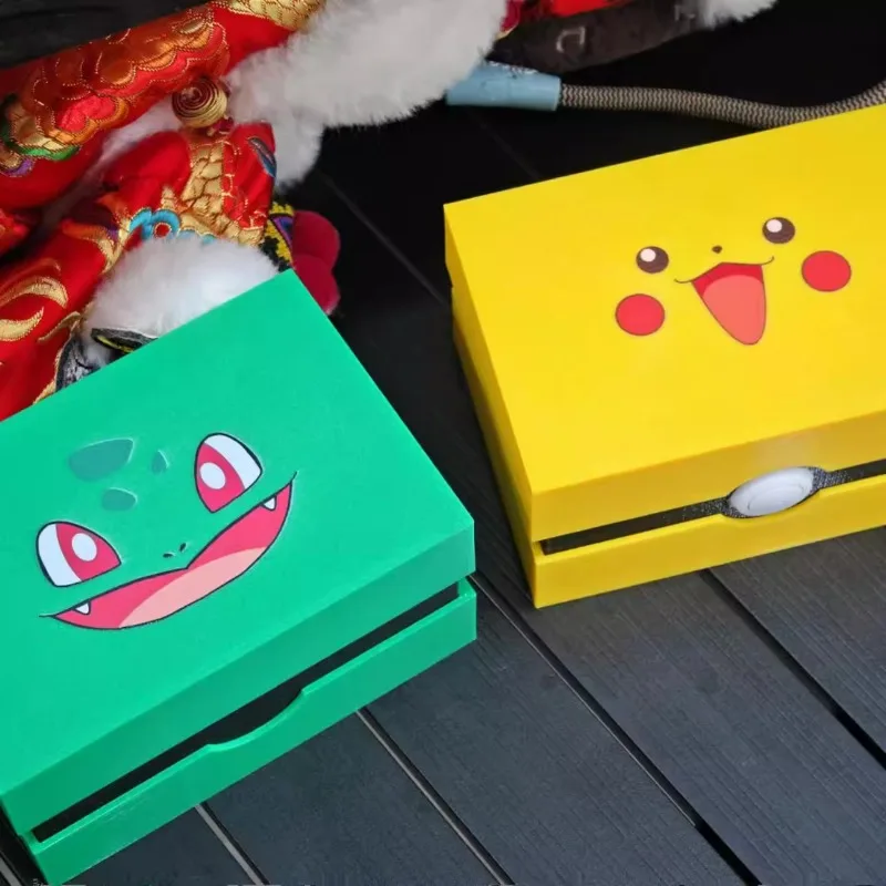 

Pokemon Originality Cartoon Pikachu Bulbasaur Kawaii Desktop Game Card Cards Collection Box Apply To Splendor Board Storage