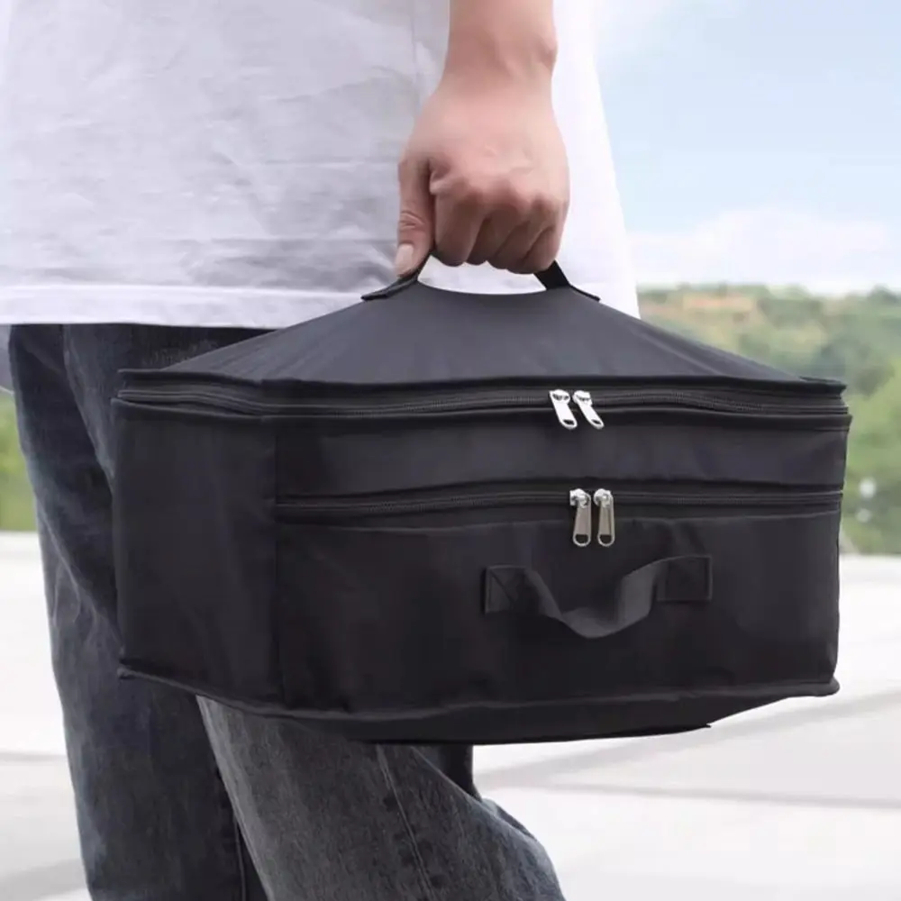 

4 Layers Hanging Travel Storage Bag Large Capacity Space Saving Hanging Clothes Storage Bag with Mesh Pockets Foldable
