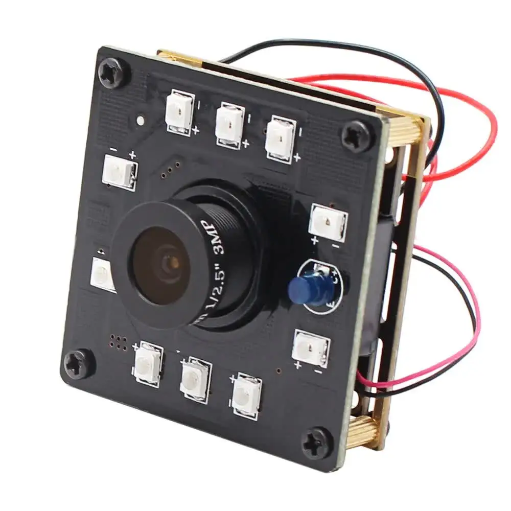 

SVPRO 5MP CMOS OV5640 Night Vision Camera Module With IR CUT Swith Auto Day Night 10pcs IR LED Board USB Video Webcam Camera