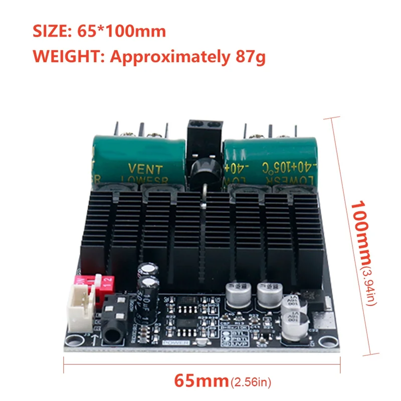 [NEW A09R!】 Stereo Digital Power Amplifier Board TPA3221 Pure Rear Stage Audio Amp DC 10-30V 200W AMP Bridged Mono Subwoofer Spe