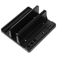 Laptop Notebook Holder Plastic Bracket Vertical Support Computer Base Stable Portable Lightweight Durable Wear Resistant