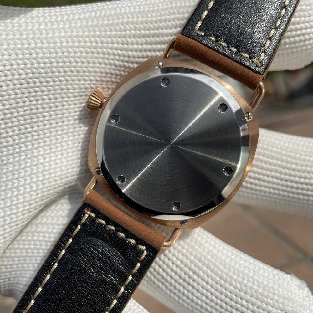STEELFLIER SF760S Leather Strap NH35 Movement Automatic Mechanical Bronze Watch Swiss Super Luminous 200 Meter Waterproof Watch