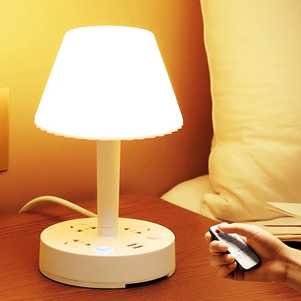 เย็น Warm Natural Light หลอดไฟ LED กลางคืนข้างเตียงนอนสำหรับให้อาหารเด็กทารกโคมไฟตั้งโต๊ะปกป้องดวงตาสำหรับอ่านหนังสือที่เสียบ USB