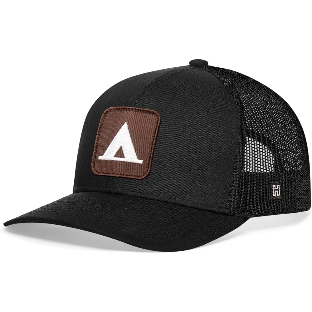 قبعة Snapback من الجلد الصناعي قابلة للتعديل للجنسين في الهواء الطلق مع نمط التخييم HAKA #2