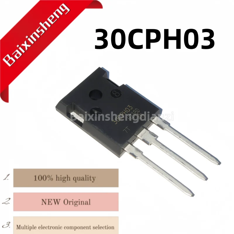 

10 pieces, brand new 30CPH03, 30A300V, TO-247, ultra fast recovery diode