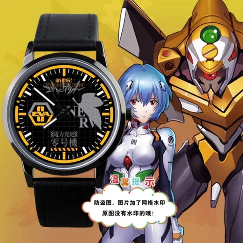 Neon Genesis Evangelion peripherals Unit 1 EVA same waterproof watch student quartz watch custom gift Japanese anime peripherals