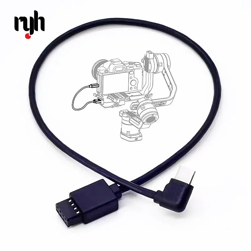 MCC to Type-C Ronin-S Multi-Camera Control Cable for DJI Ronin S Canon EOS R RP Nikon Z6 Z7 Fuji XT3 XT4 GH5 A7C as MCC-C USB-C