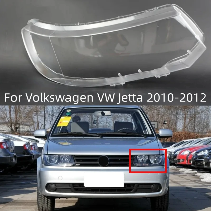 

For Volkswagen VW Jetta 2010 2011 2012 Car Front Headlight Shell Lamp Shade Transparent Cover Glass Headlight Cover
