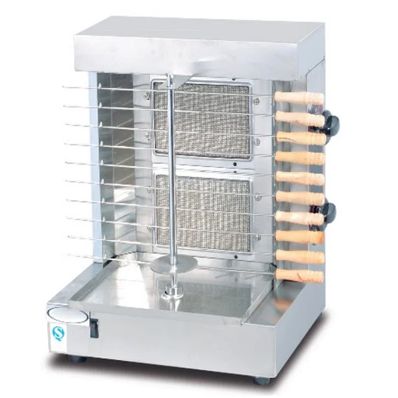 #GB-25A gas grill, Roujiamo machine, Turkish barbecue oven, automatic rotating Brazilian barbecue machine