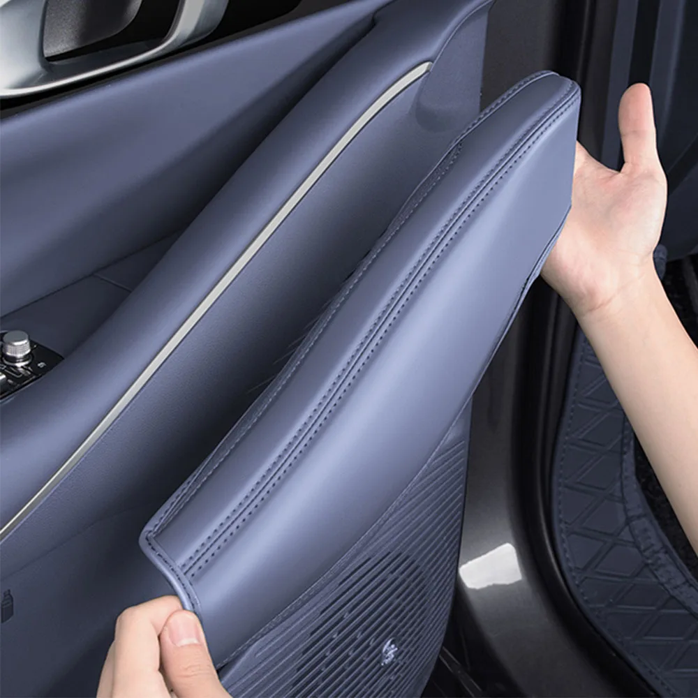 

4 шт. для Geely EX5 Galaxy E5 2024 2025 2026 Защитная крышка дверной ручки Автомобильный продукт Оригинальный автомобильный цветной кожаный защитный коврик