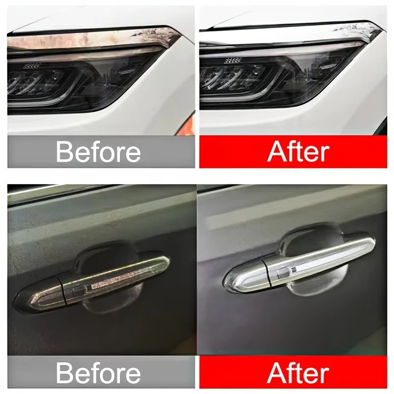 NOVA pasta de reparo de brilho cromado - pasta de reparo de arranhões para maçanetas de portas de carro, molduras de janelas e painéis de logotipo - 100g, detalhe de carro, C