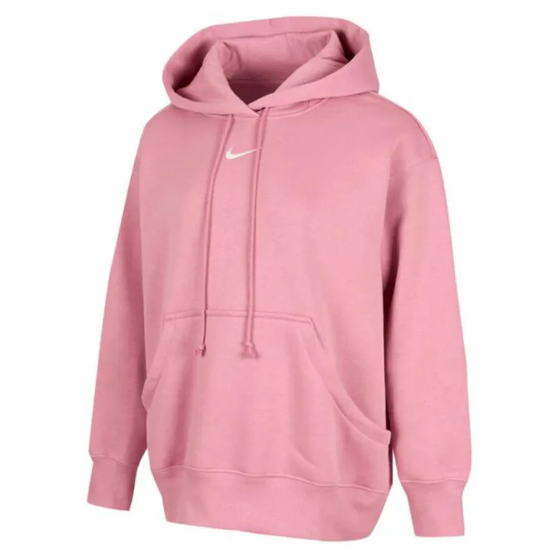 Новое оригинальное поступление, женский пуловер с капюшоном NIKE AS W NSW PHNX FLC OS PO, спортивная одежда