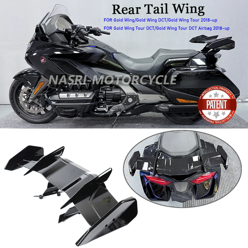 

Motorcycle Rear Spoiler Wing Tail Upper Splitter Adjustable FOR Honda Gold Wing GL1800 Gold Wing DCT /Tour DCT Airbag 2018-up