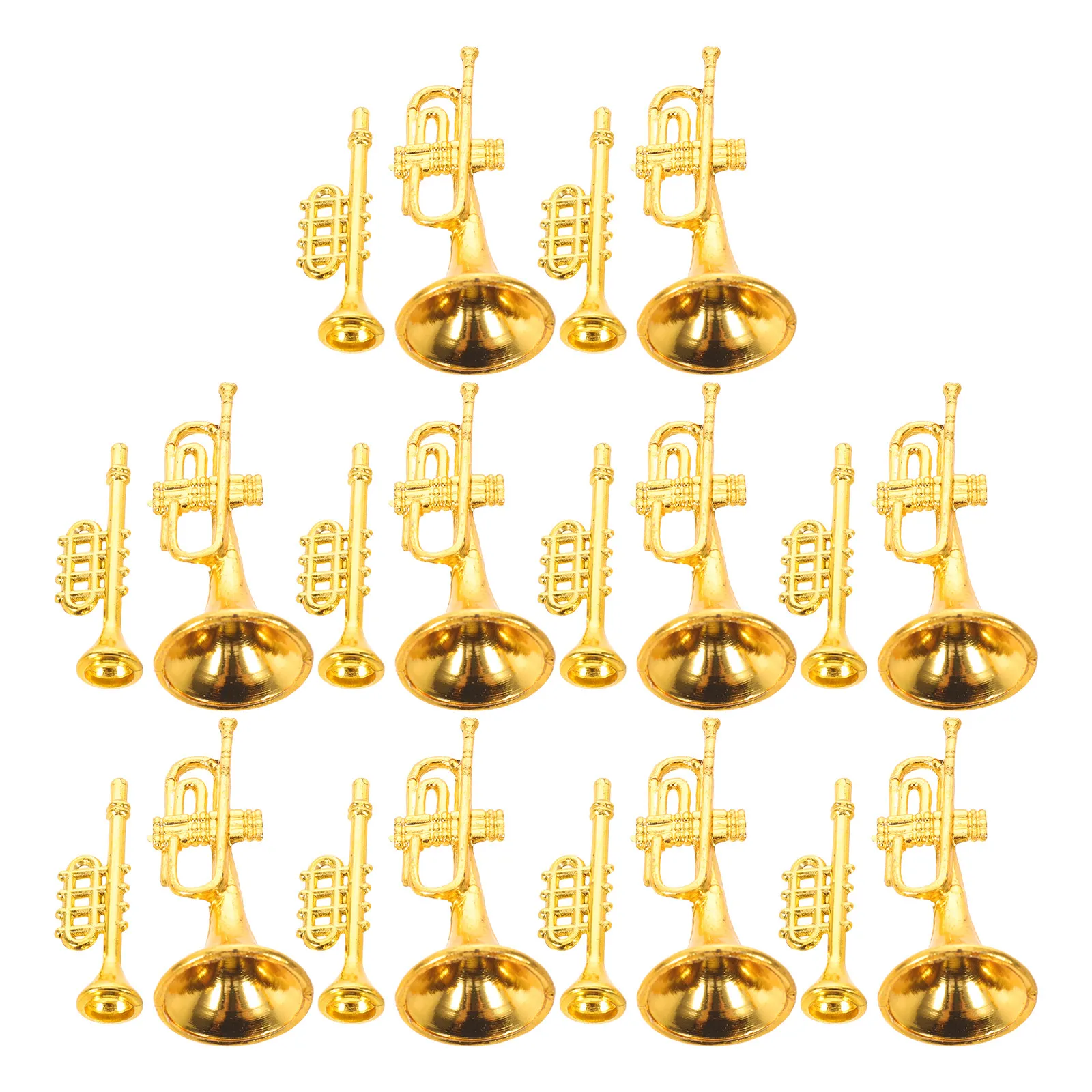 Musical Instrument Xmas Ornaments - 20 Pezzi di Mini Ornamenti a