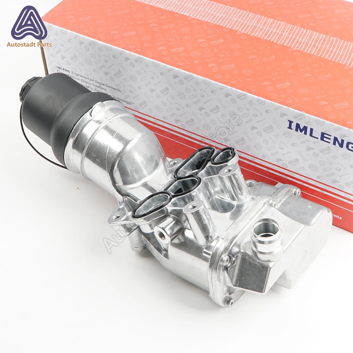 Obudowa filtra olej silnikowy Aluminium 06 f115397e, 06 f115397f, 06 f115397h, 06 f115397j dla VW Eos,Golf V,Passat B6,Jetta III,Polo V,Sci