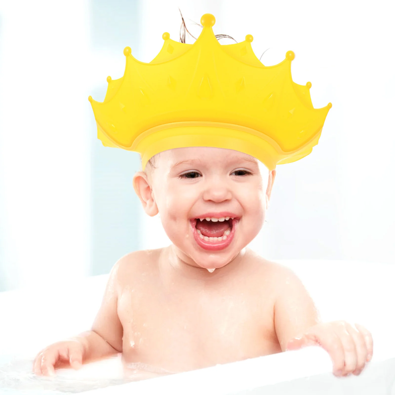 

Детская шапочка для шампуня, водонепроницаемая шапка для мытья волос, мультяшная ванна для девочек и мальчиков, детский материал из полипропилена, ТПЭ, портативный, прочный