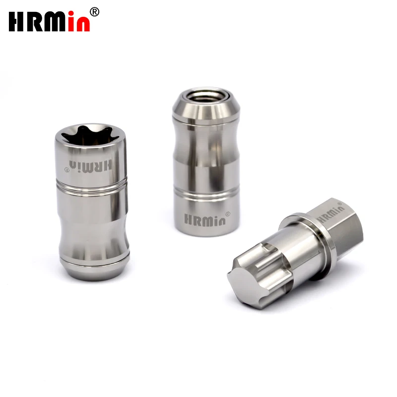 Torx Socket Floating Cone Seat Gr.5 Titanium Automobile Lug Nut M12x1.25mm for Toyota 86 Nissan Subaru Suzuki