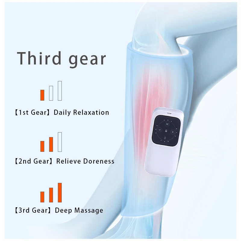 Wholesale Wireless Air Compressor Heated Calf Leg Massager For Massage Vibrating Kneading  Circulation