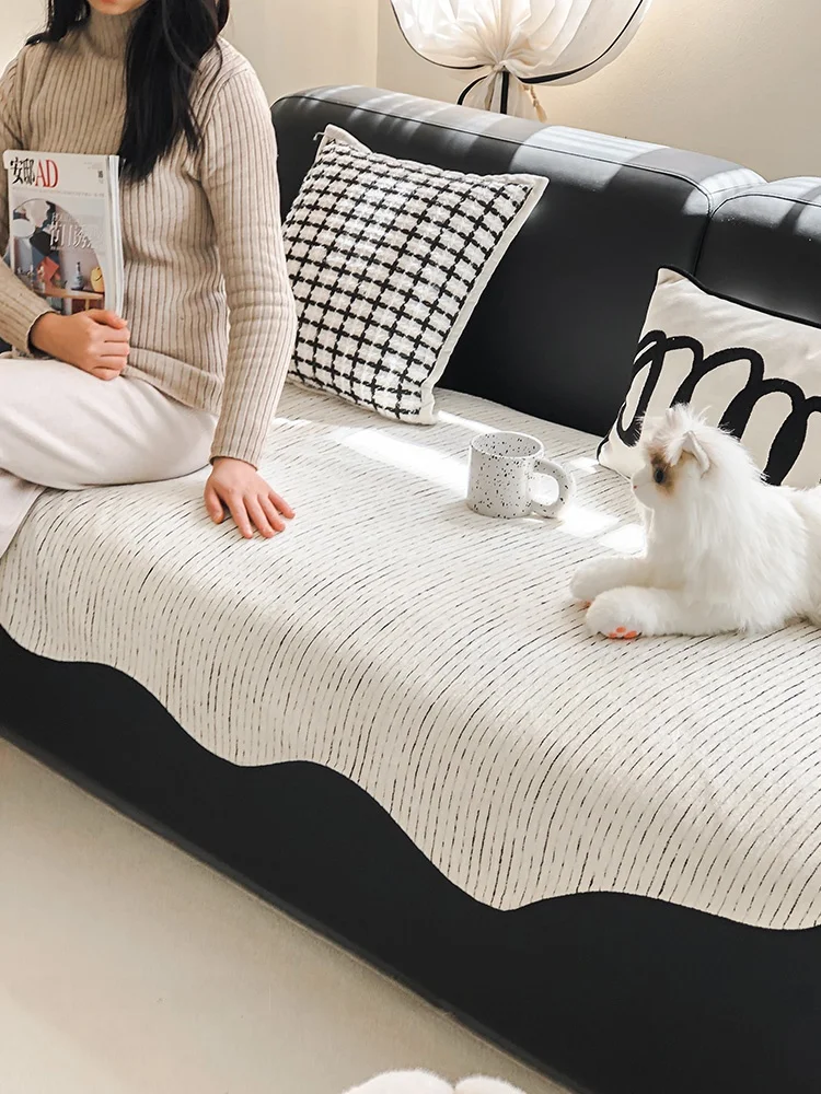 Universal Four Seasons Irregular aped Sofa Cuion Luxury Sensation Korean Sle Sofa Pad Cover Cloth hine Waable