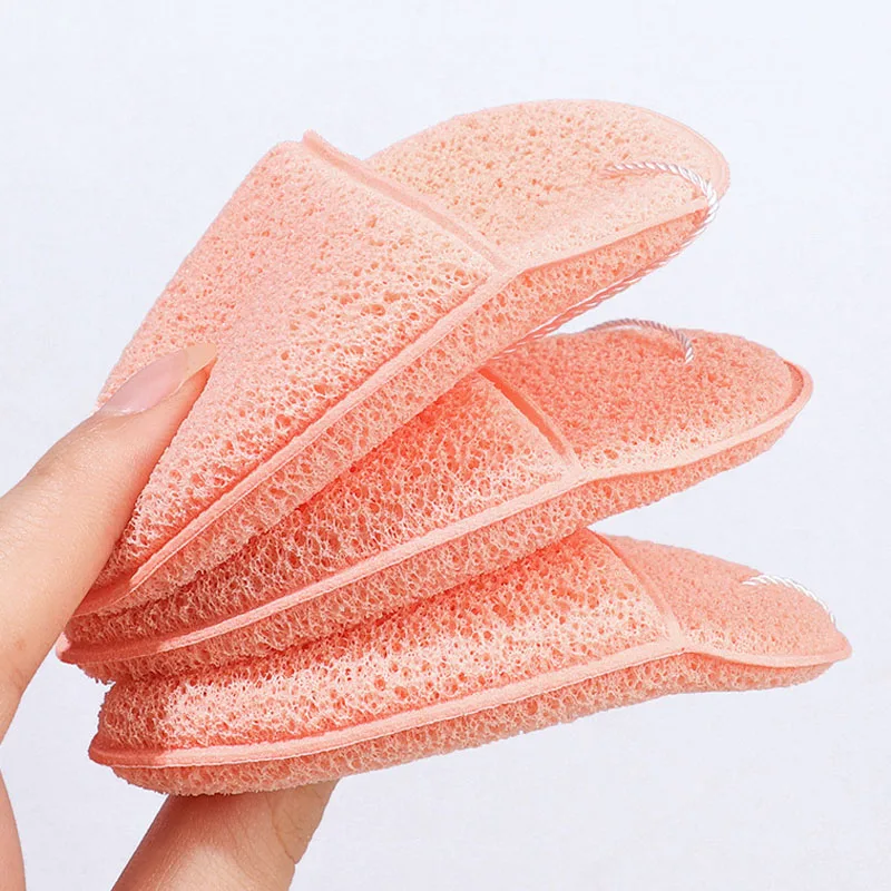 4/8/16pcs Facial Wash Puff Glove Style Face Care Puff Washing Cleaning Make Up Sponge Cosmetic Puffs Makeup Remover Tools