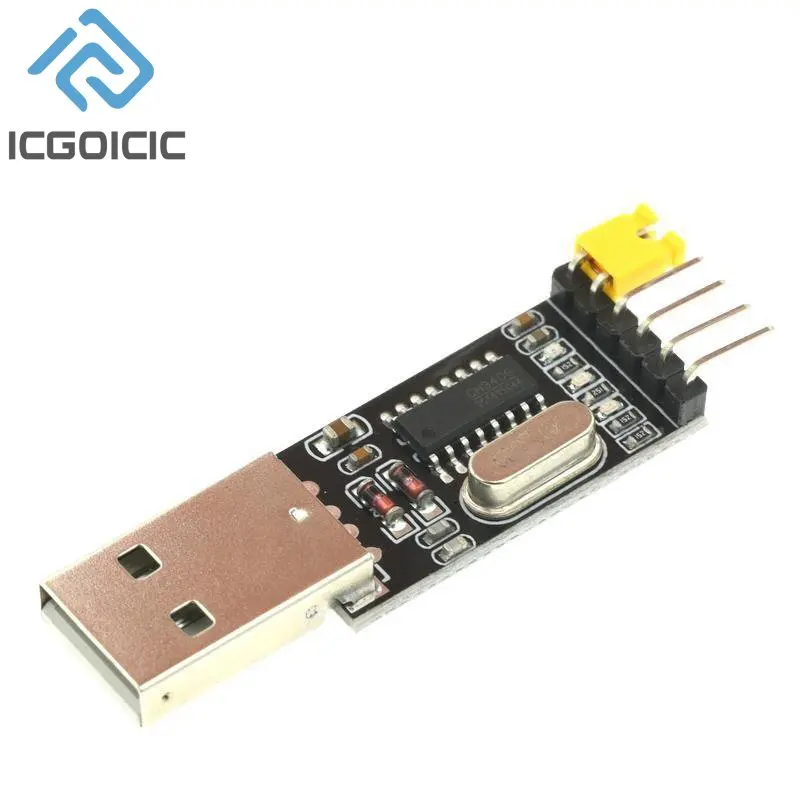 USB To TTL Converter UART Module CH340G CH340 3.3V 5V Switch For Stm Esp32 Respberry Pi Arduino