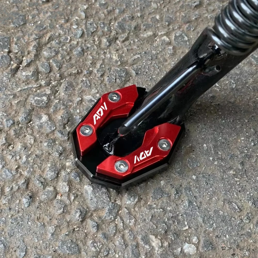 

For HONDA ADV 350 150 ADV150 ADV350 2020-2024 2025 Motorcycle Accessories Kickstand Enlarger Side Stand Extension Plate Pad