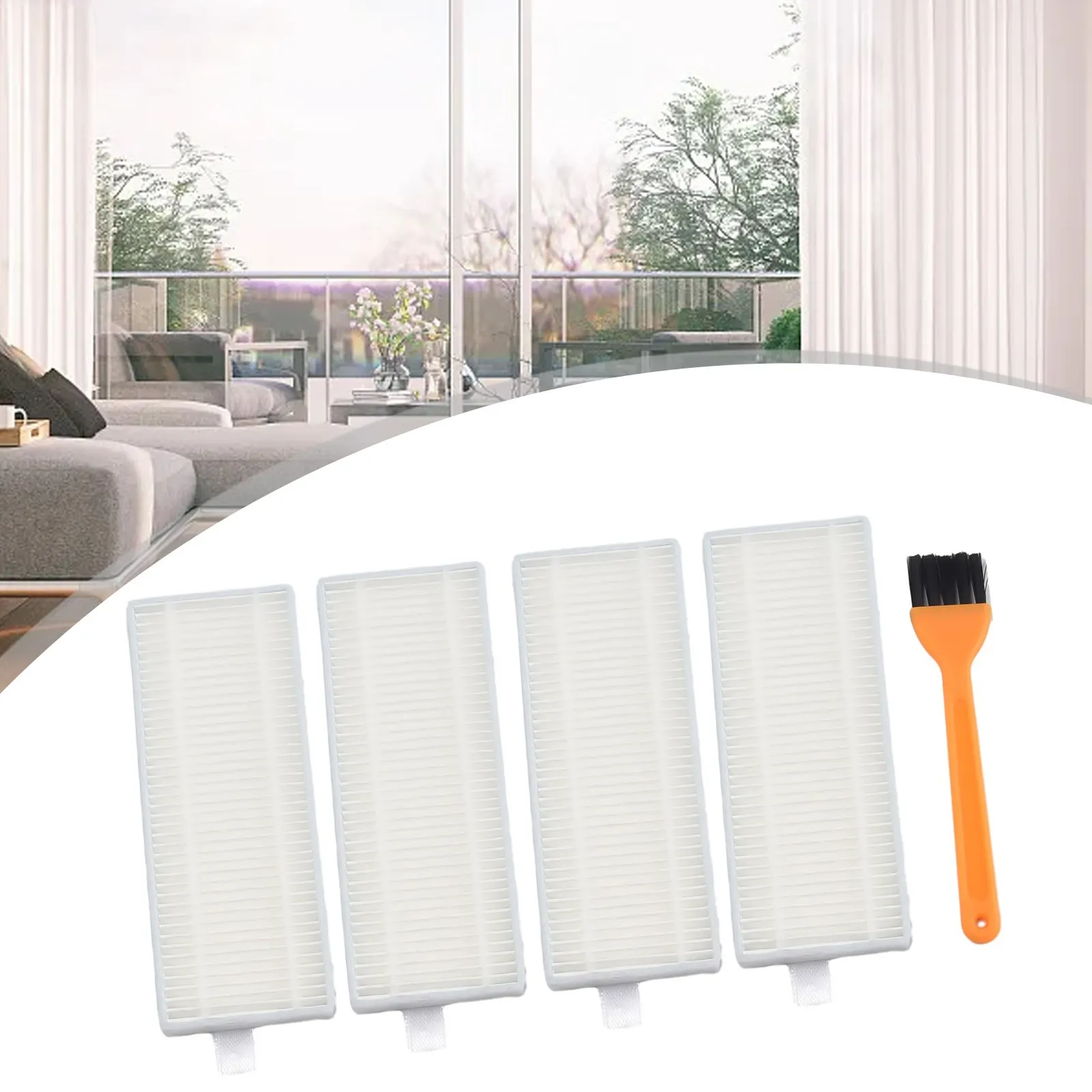 Hassle Maintenance Robot Vacuum Cleaner Accessory Easy To Install Replacement Filters Enjoy Continuous Cleanliness In Stock