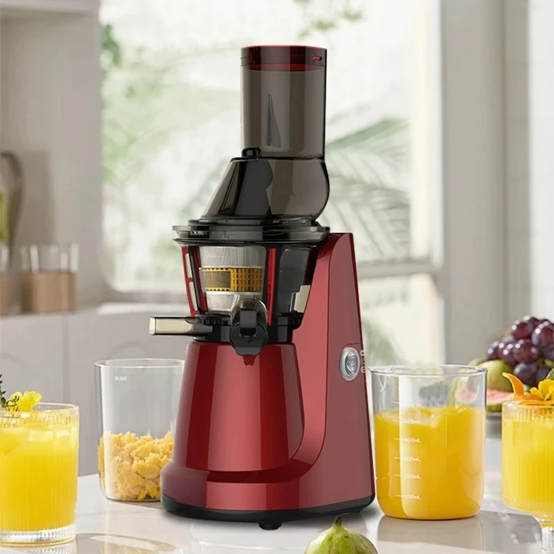 

Citrus Fruit Vegetable Juice Extractor Machine Cold Press Commercial Slow Juicer Professional Electric Big Mouth Smoothie Orange