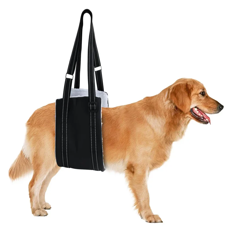 Dog Lift Harness Adjustable Dog Sling for Back Legs Support Rehab Harness for Weak Rear Legs Pet Aid Assist Tool For Elderly Dog