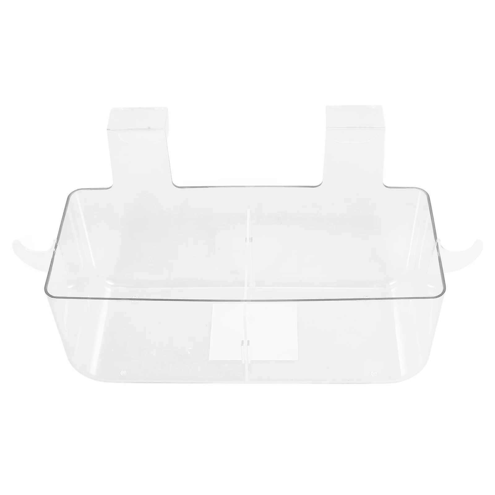 

Wall Storage Organizer File Shelf Hanging Desk Storage Box Foldable PET Containers Translucent White Office Cubicle Shelves