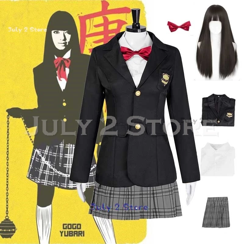 

Kill Gogo Yubari Bill Schoolgirl O-Ren's Bodyguard Cosplay Women Costume School Outfits Halloween Carnival Party Movie Roleplay