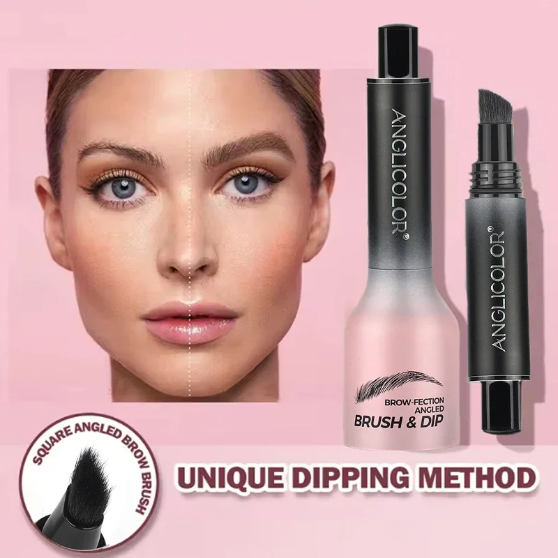 6 สีกันน้ํา Eyebrow Tint Non-Smudge Long Lasting Cream เติมคิ้วของคุณไม่จําเป็นต้องแต่งหน้าสําหรับดูธรรมชาติ
