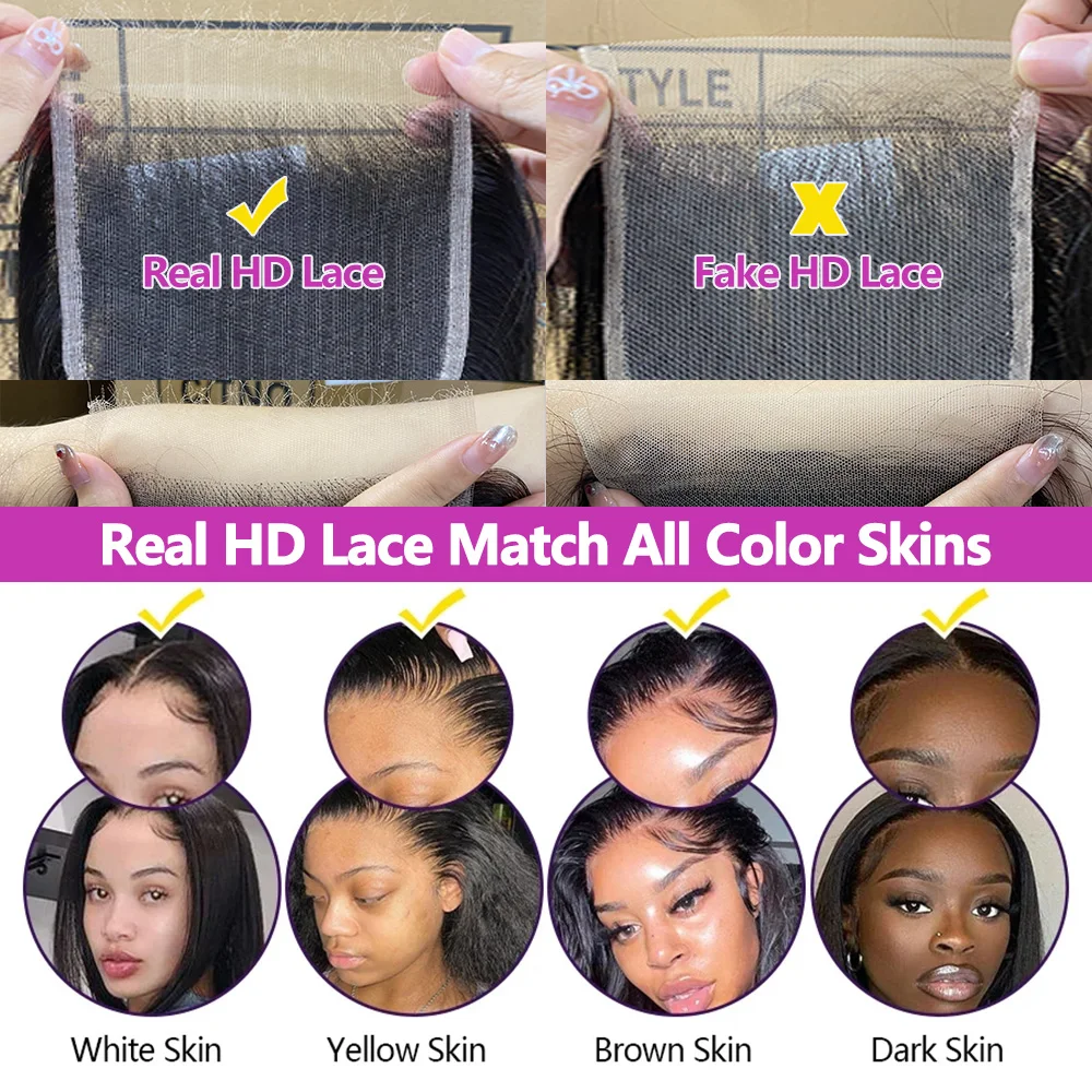 Real Hd Lace Closure 4x4 5x5 13x4 13x6 Hd Lace Frontal Only Melt All Skins Straight 100% Human Hair Lace Frontal Raw Vietnamese