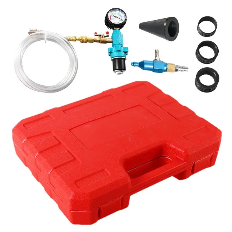 

Coolant Vacuum Refill Kit Vacuum Coolant Refill Tool Cooling System Purge Kit 7pcs Automobile Repairing Tool Supplies For SUV