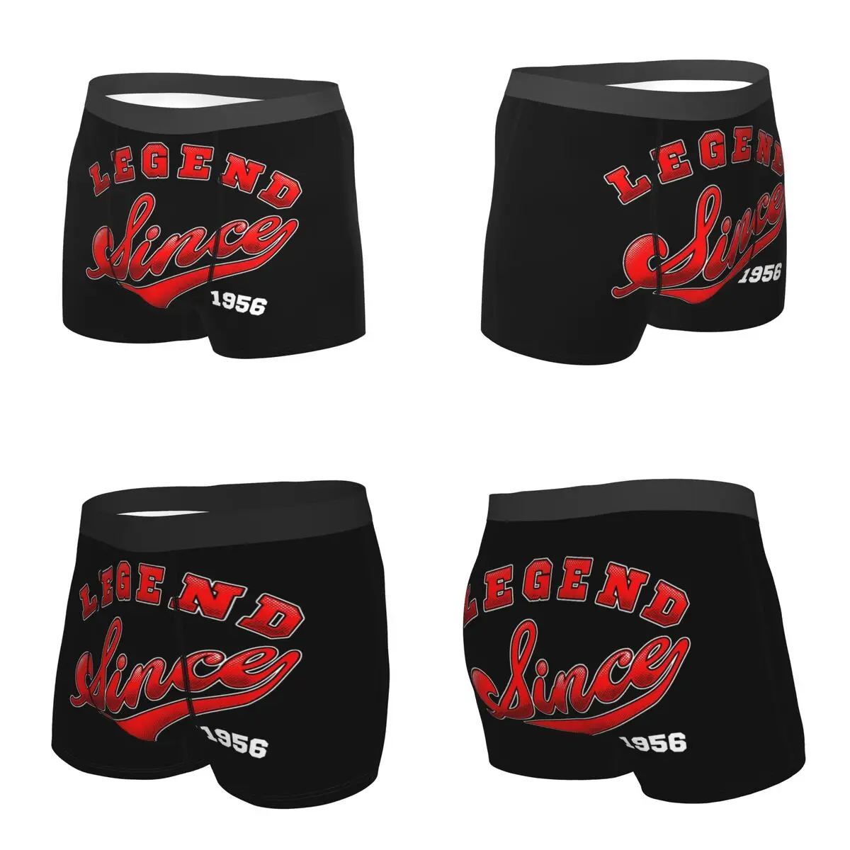 سراويل داخلية بوكسر أسطورة منذ عام 1956 سراويل داخلية مريحة للرجال هدية لصديقك للرجال