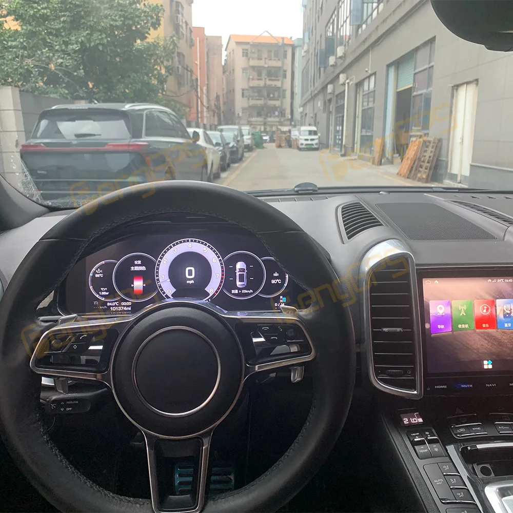 

Для Porsche Cayenne 2011-2017: Цифровая приборная панель LCD, виртуальный кокпит, многофункциональный спидометр