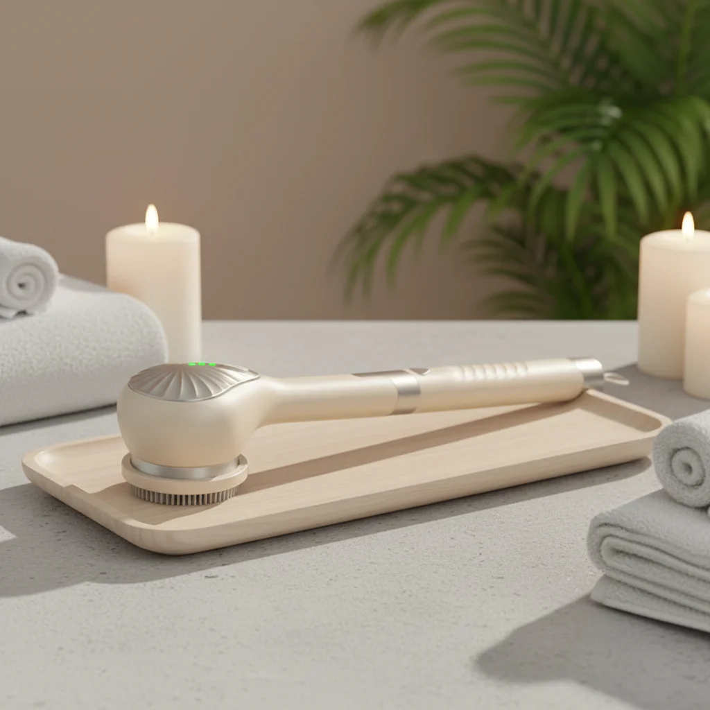

Adjustable Length Electric Shower Brush Scrubbing Device, Fully Automatic Scrubbing Brush