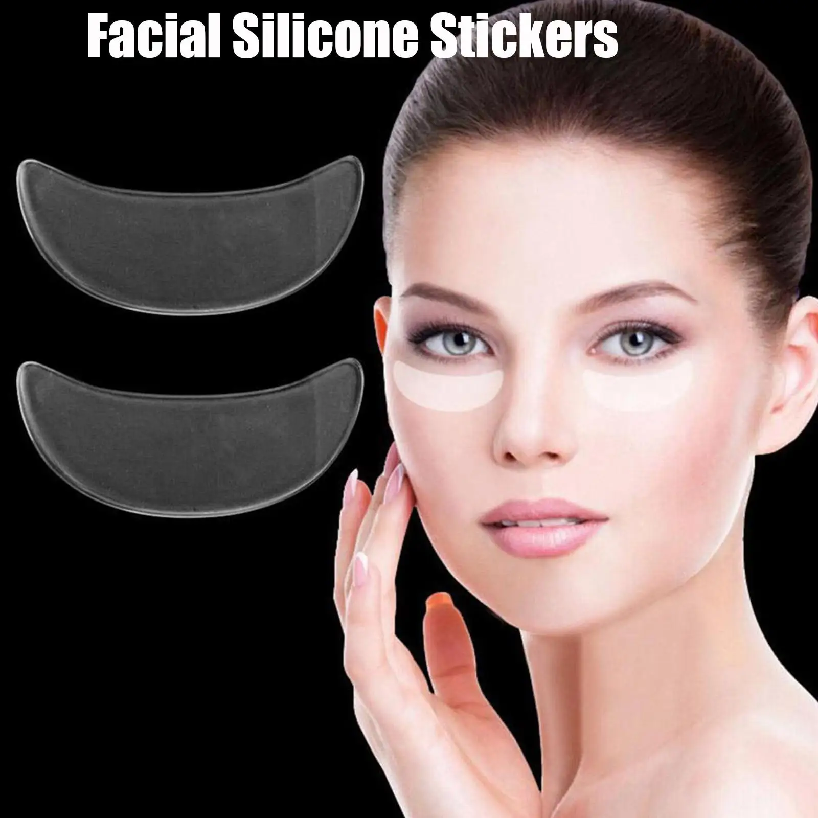 Silicone Anti-Wrinkle Forehead/Eye Patch - Reusable, Soft, Easy Facial Anti-Aging Skin Care Tool