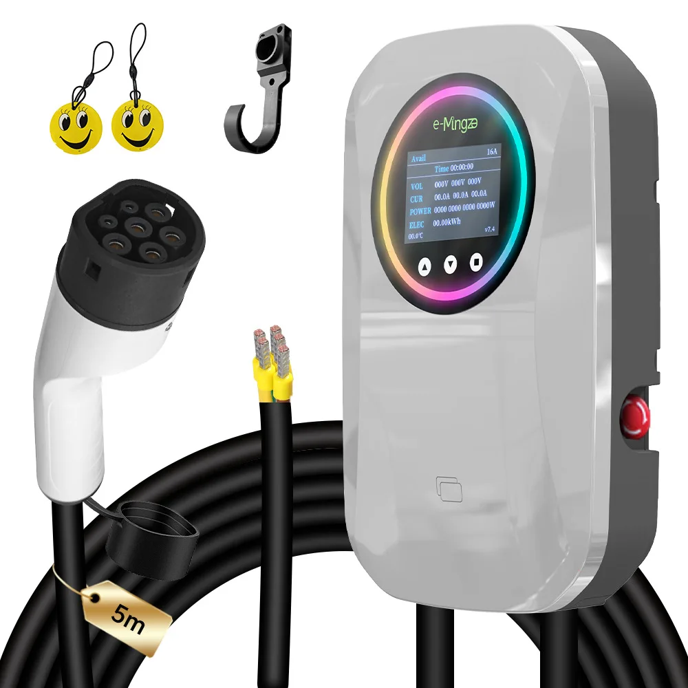 

Universal EV Charging Station Type2 AC Home Wall Box 380V 22kW Three Phase Electric Vehicle