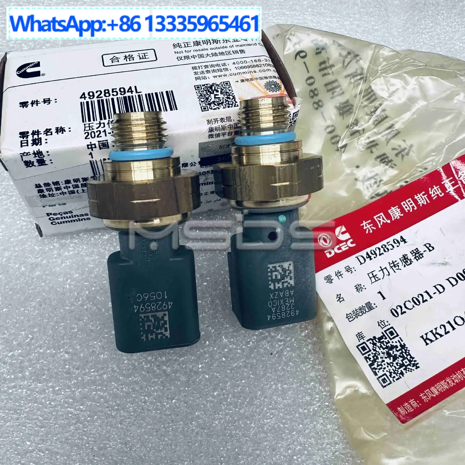 

Suitable for Foton Aoling, Omarco, Heavy Duty Truck, Cummins ISF3.8 National IV, pressure sensor 4928594
