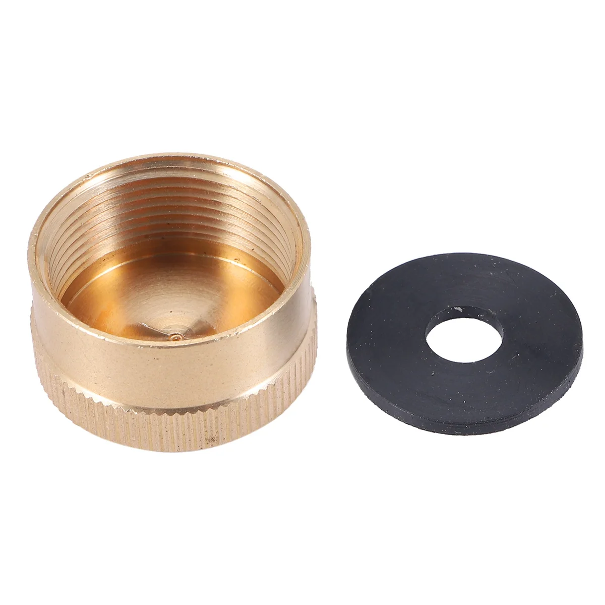 

The New 8PCS Solid Brass Propane Bottle Caps Suitable for All 1LB Gas Refill Tank Cylinder Sealed Protect Cap for Outdoor Stove