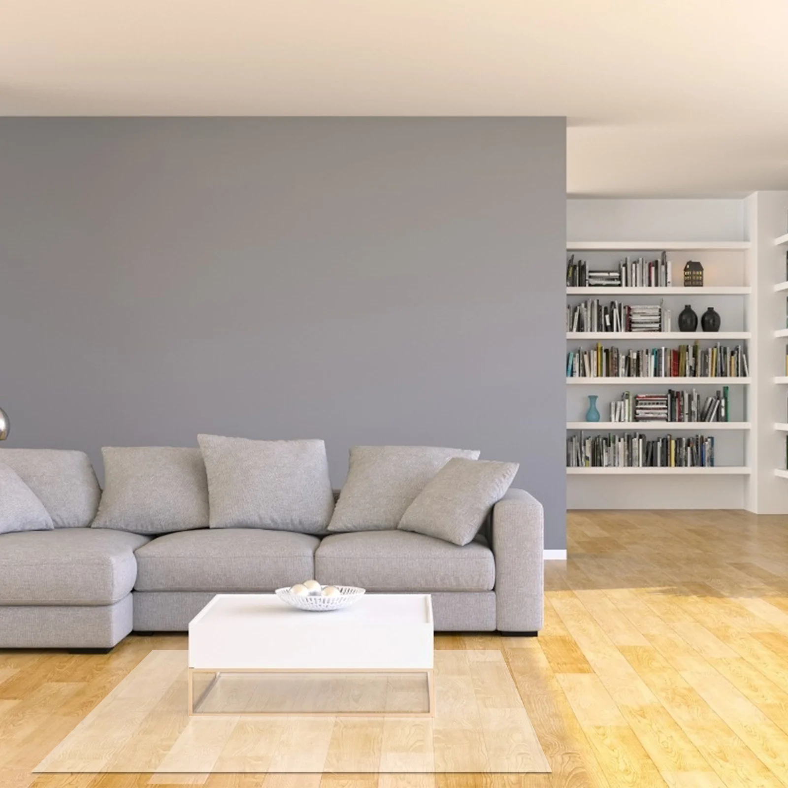 حصيرة أرضية شفافة من مادة PVC قابلة للقطع ومقاومة للماء لتغطية الأرضية الواقية للاستخدام المنزلي والمكتب وسادة للقدم #1