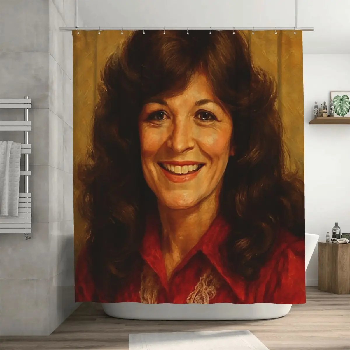 Donna Fargo - Legends In Country Shower Curtain Bathroom Polyester Waterproof Bath Curtains with Hooks