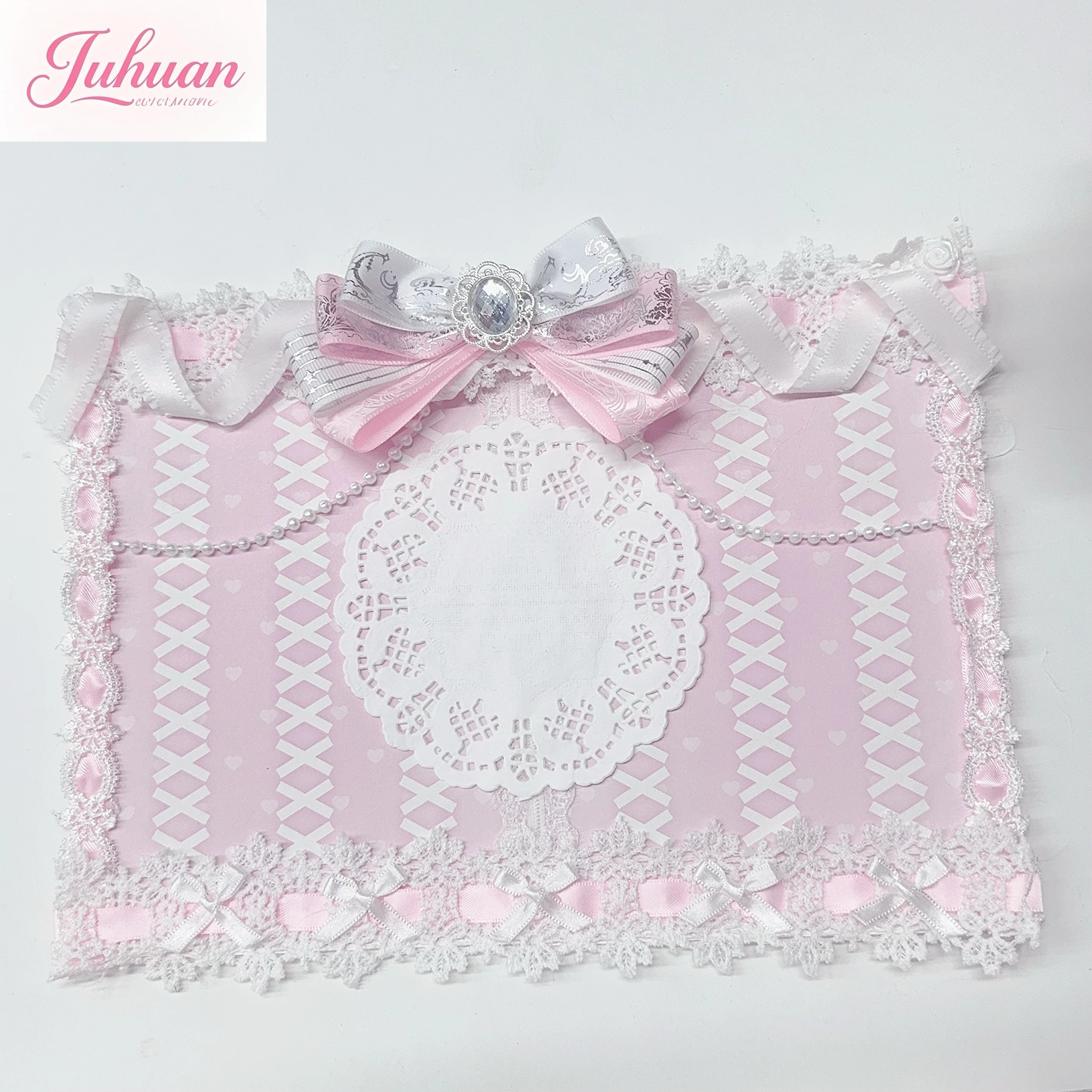 Ltabag لوحة الألم ثقافة فرعية لوحة ربط لوحة خلفية نمط الباليه لوليتا القوس حجر الراين رائعة الصناعة الثقيلة الشريط الألم #4