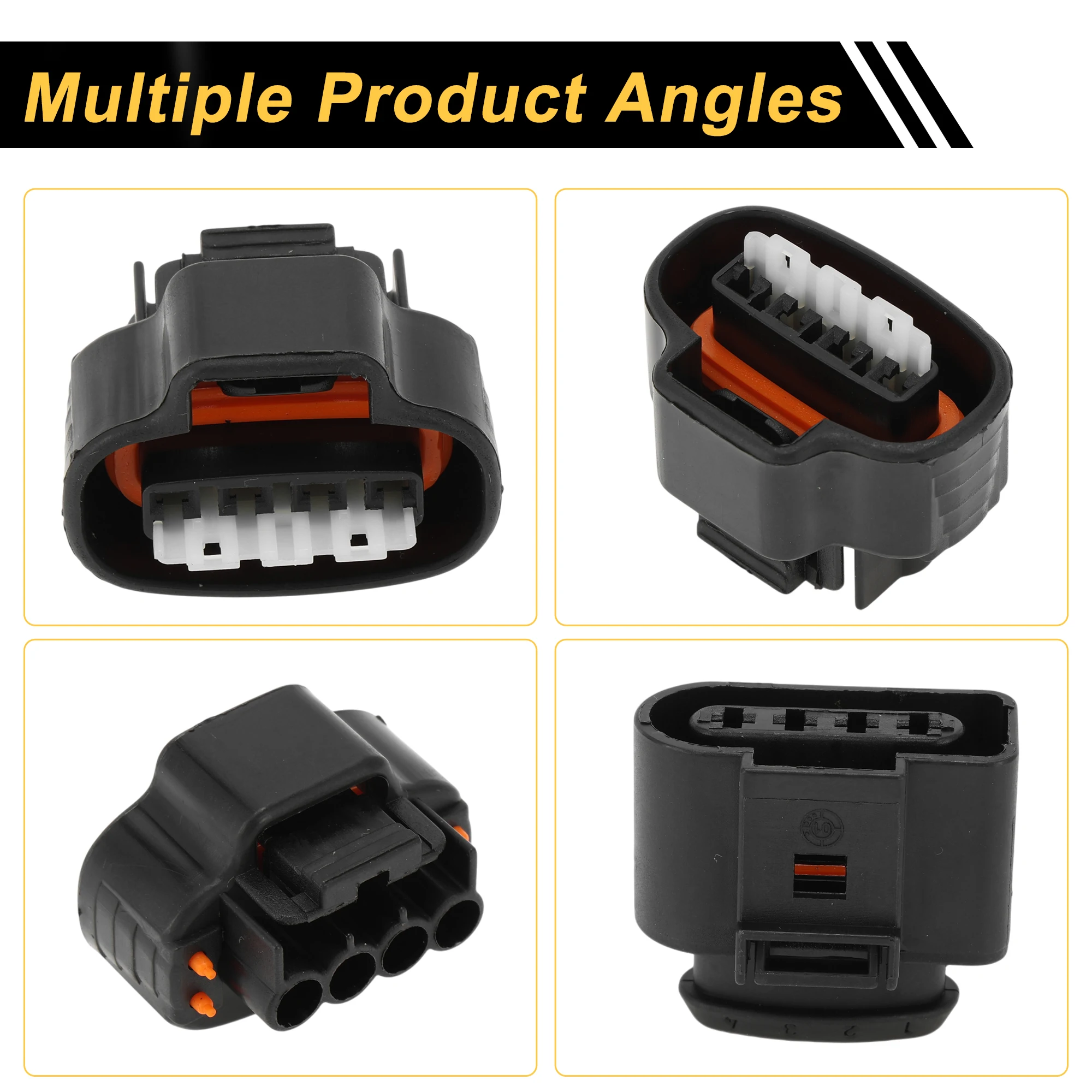 UXCELL 1 Pc 4 Pins Distributor Sensor Connector Plug for Toyota No.9098011150