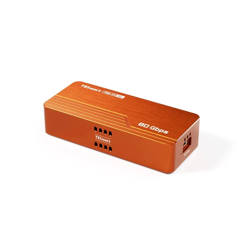 

USB4 80Gbps PCIe 5.0 / 4.0 / 3.0 NVMe SSD Enclosure Compatible with Thunderbolt 5 USB4 USB 3.2 Gen 2x2 M.2 SSD Case