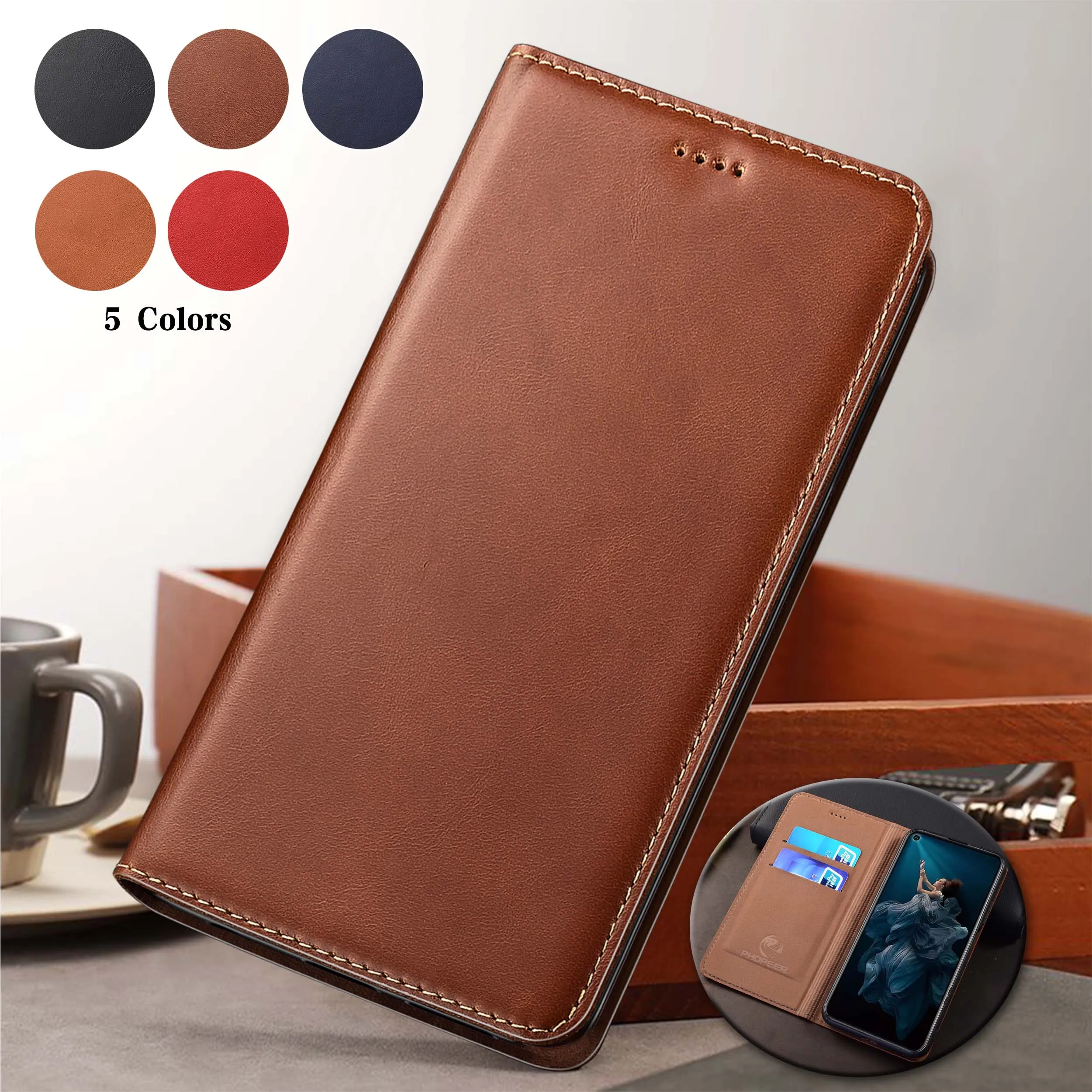 

For Tecno Pova 2 3 4 5 6 7 Neo Pro Ultra 4G 5G Wax drop Pattern Of Genuine Leather Wallet Flip Phone Cover Case Cowhide Non-Slip