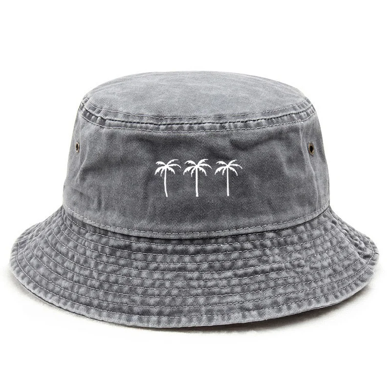 Customize Cotton Washed Bucket Hat Vintage Fishing Hat for Men Women Sun Protection Outdoor Beach Vacation Cap  Outdoor Sun Hat